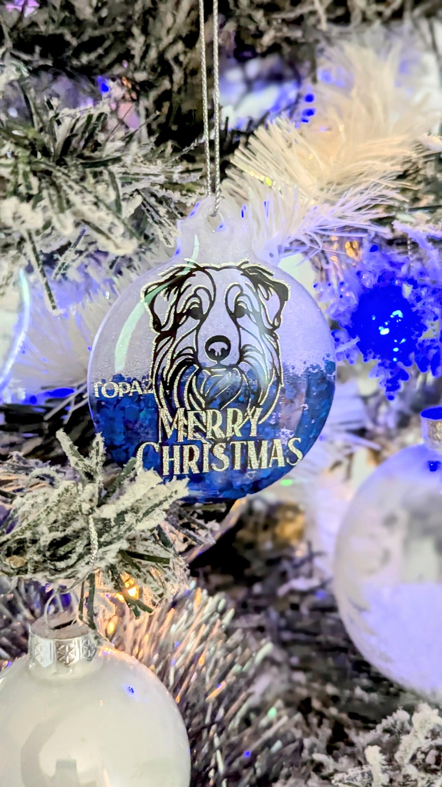 Boule de Noël personnalisée