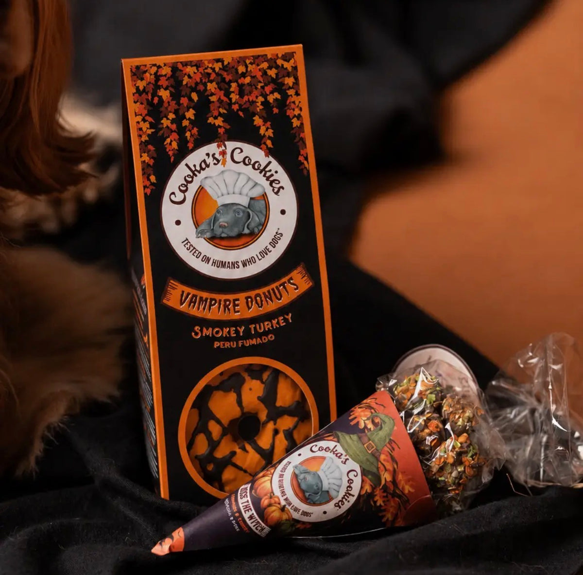 Friandises d’Halloween à la dinde et à la citrouille