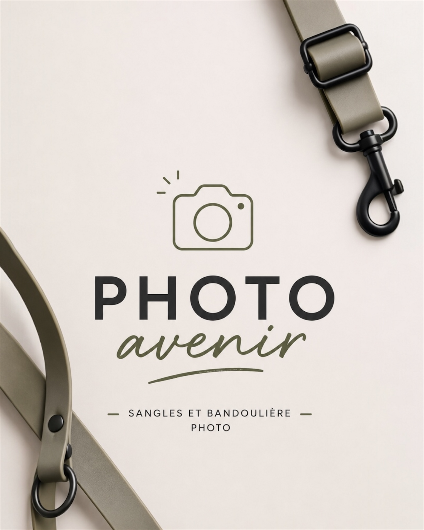 Sangle & Bandoulière appareil photo personnalisée Biothane