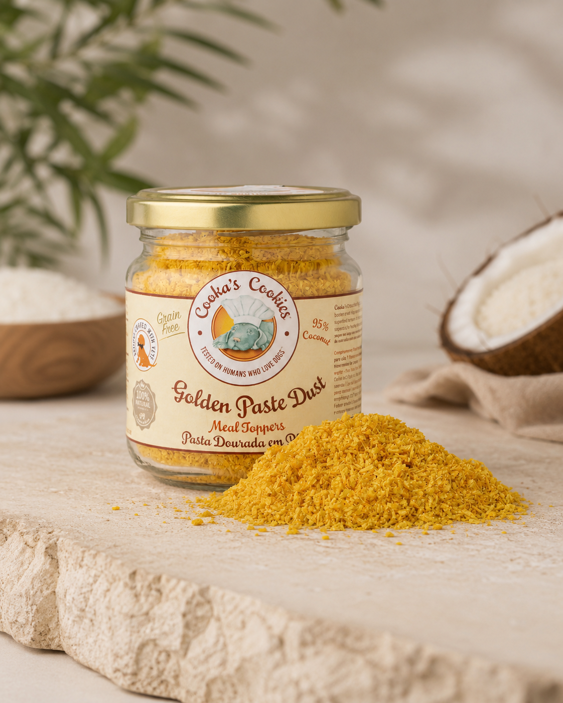 Golden Paste - Cooka’s cookie - compléments alimentaires magique pour chiens et chat