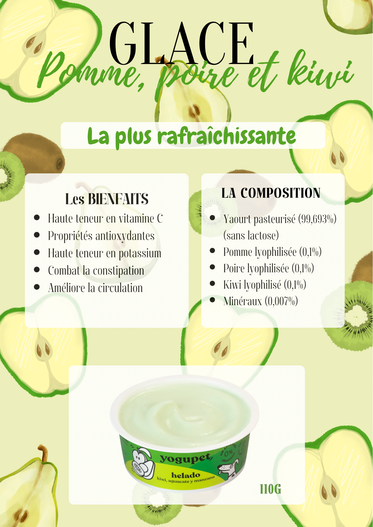 Crème glacée YOGUPET
