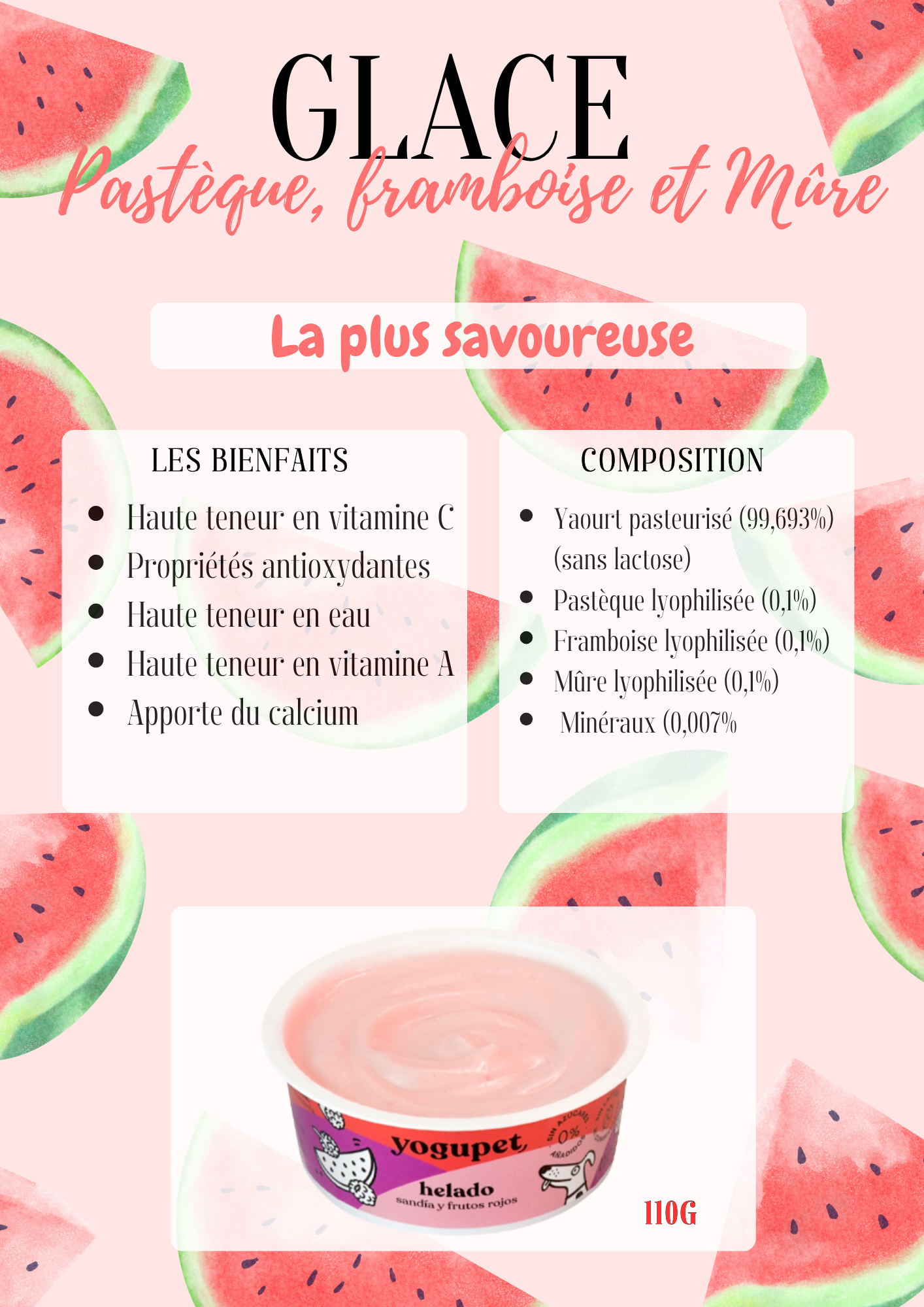 Crème glacée YOGUPET