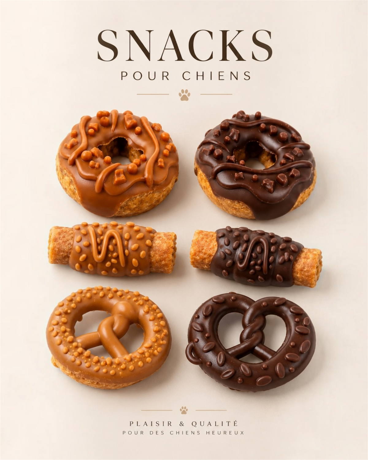 Snack pour chiens - le petit creux 🥨🥐