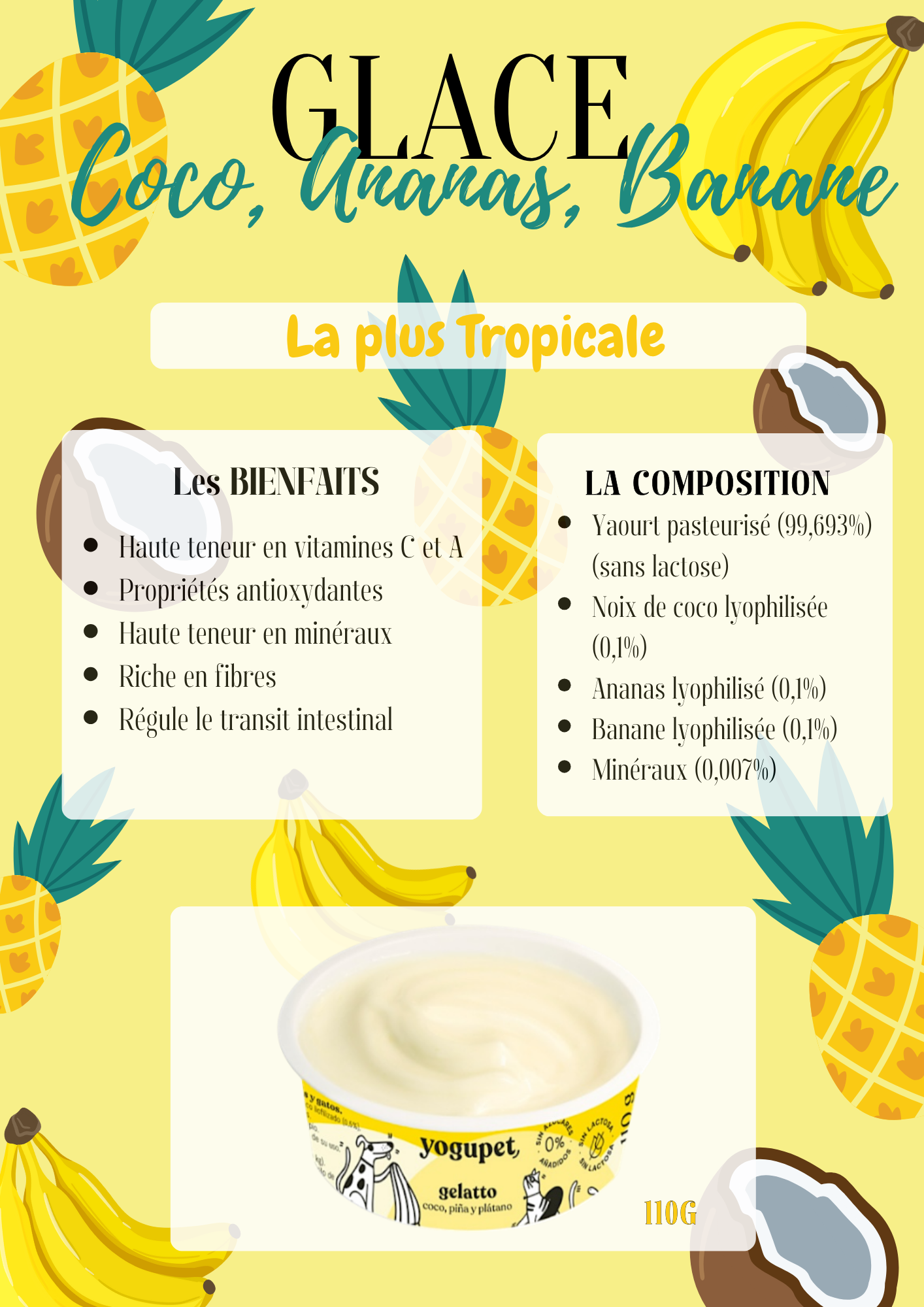 Crème glacée YOGUPET