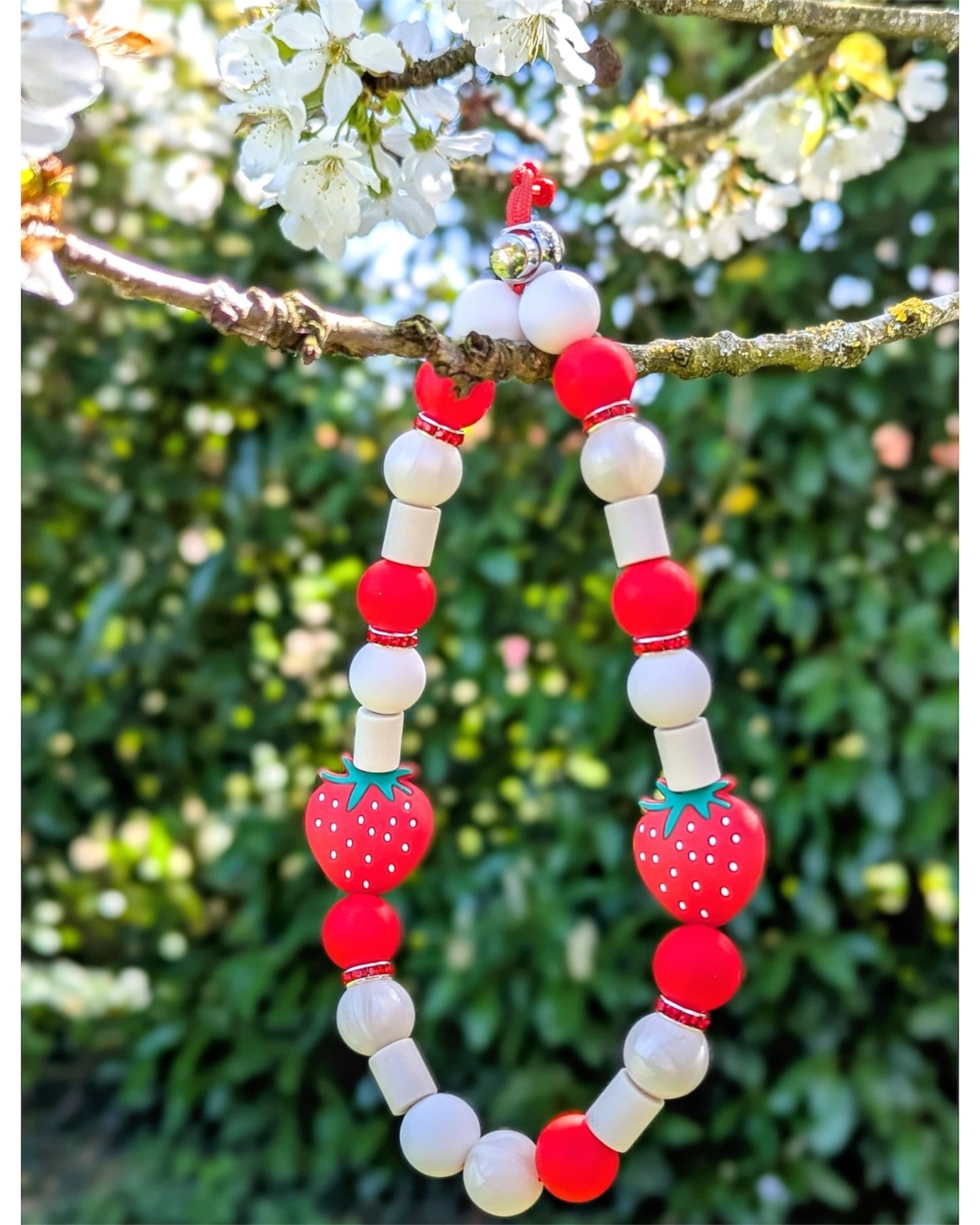 🍓✨ Collier Anti-Tiques Sweet Berry✨🍓