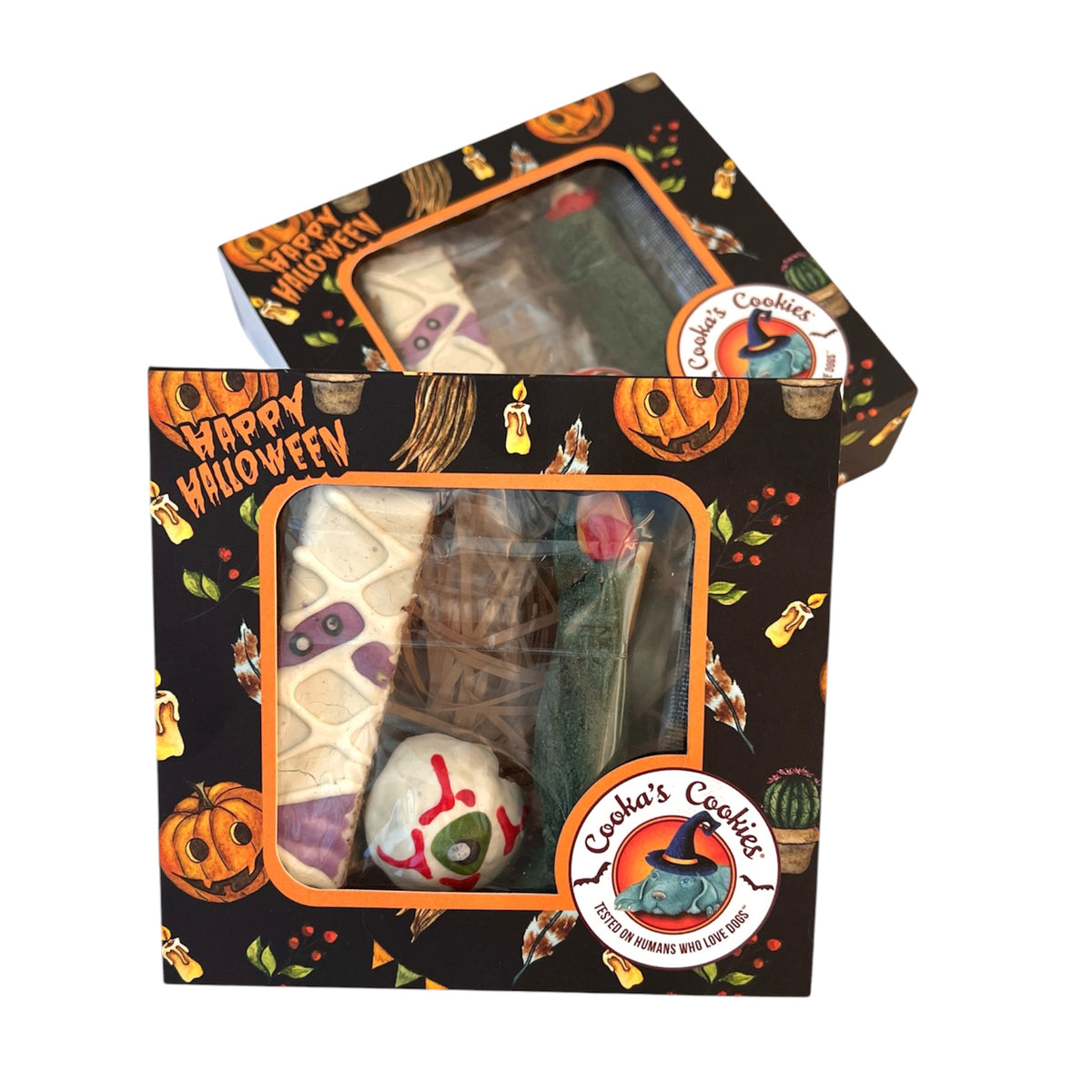 Box effrayante- friandises gourmandes pour chiens d’Halloween
