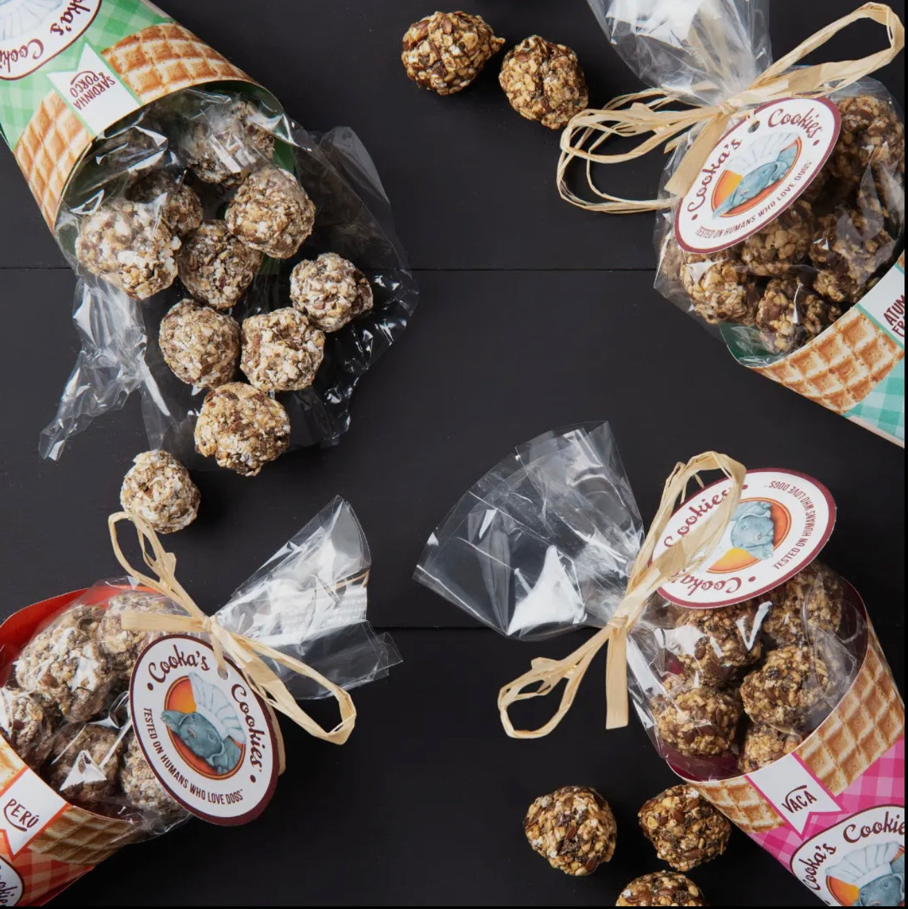 Cooka's Cookies Friandises Naturelles et croustillantes pour chiens - Chicken & Tuna