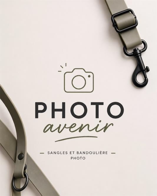 Sangle & Bandoulière appareil photo personnalisée Biothane