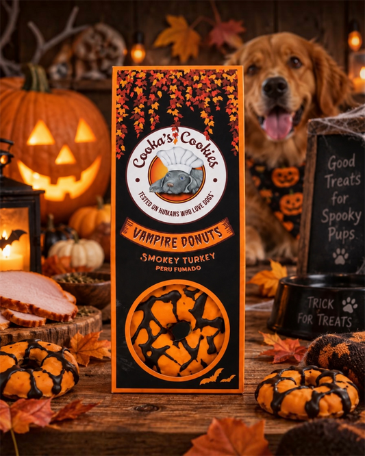 Donuts vampires - friandises gourmandes d’Halloween pour chiens