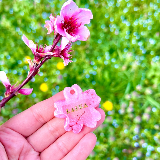 Médaille chien Sakura 🌸