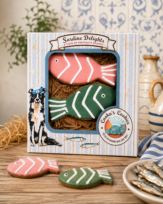 Friandises gourmandes pour chiens sardines portugaises