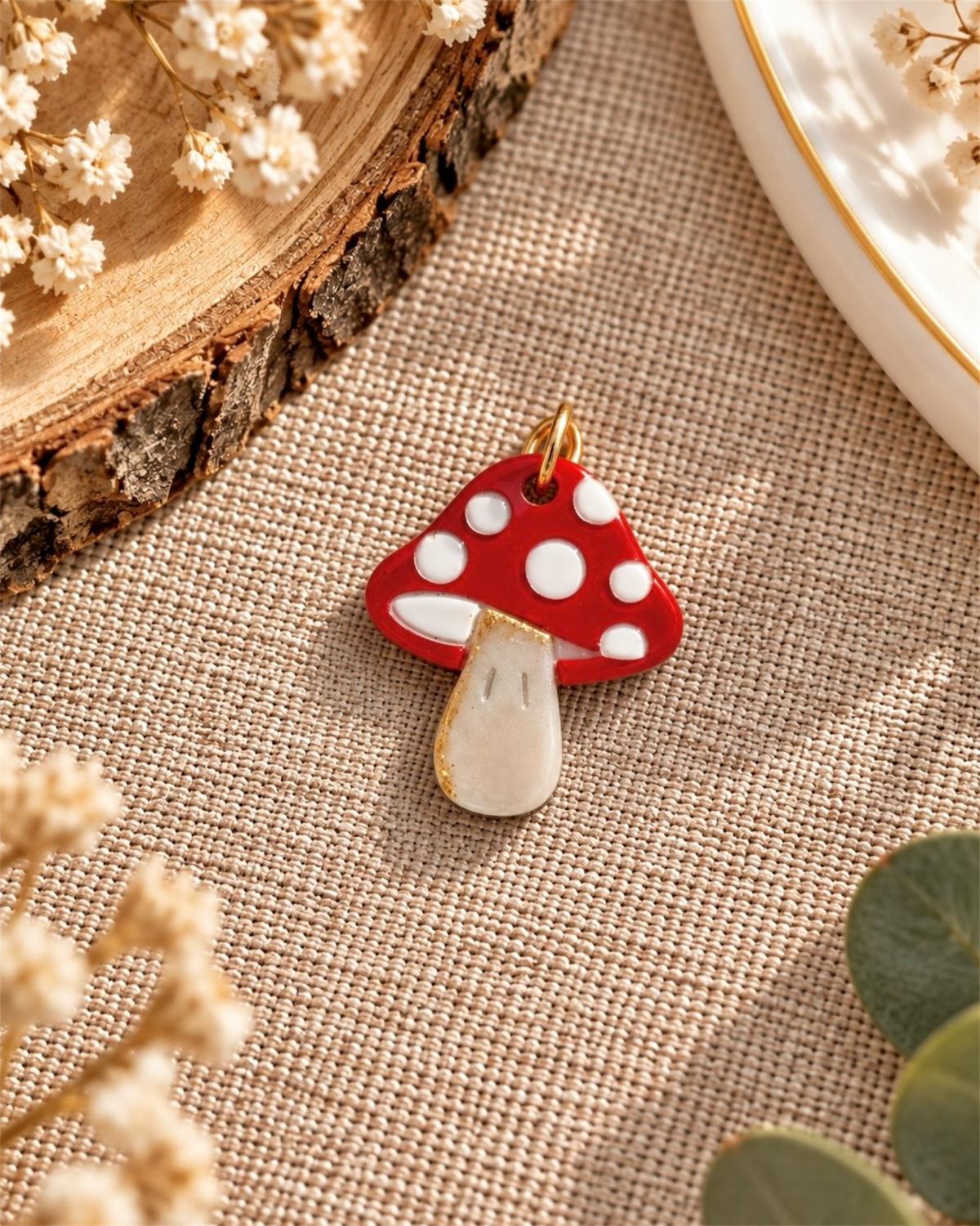 Médaille chien Red Mushroom 🍄