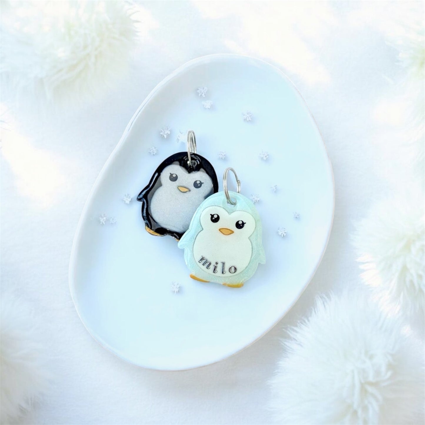 Médaille chien/chat Pingouin