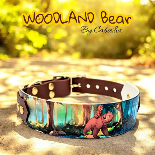 Collier Chien Woodland Bears