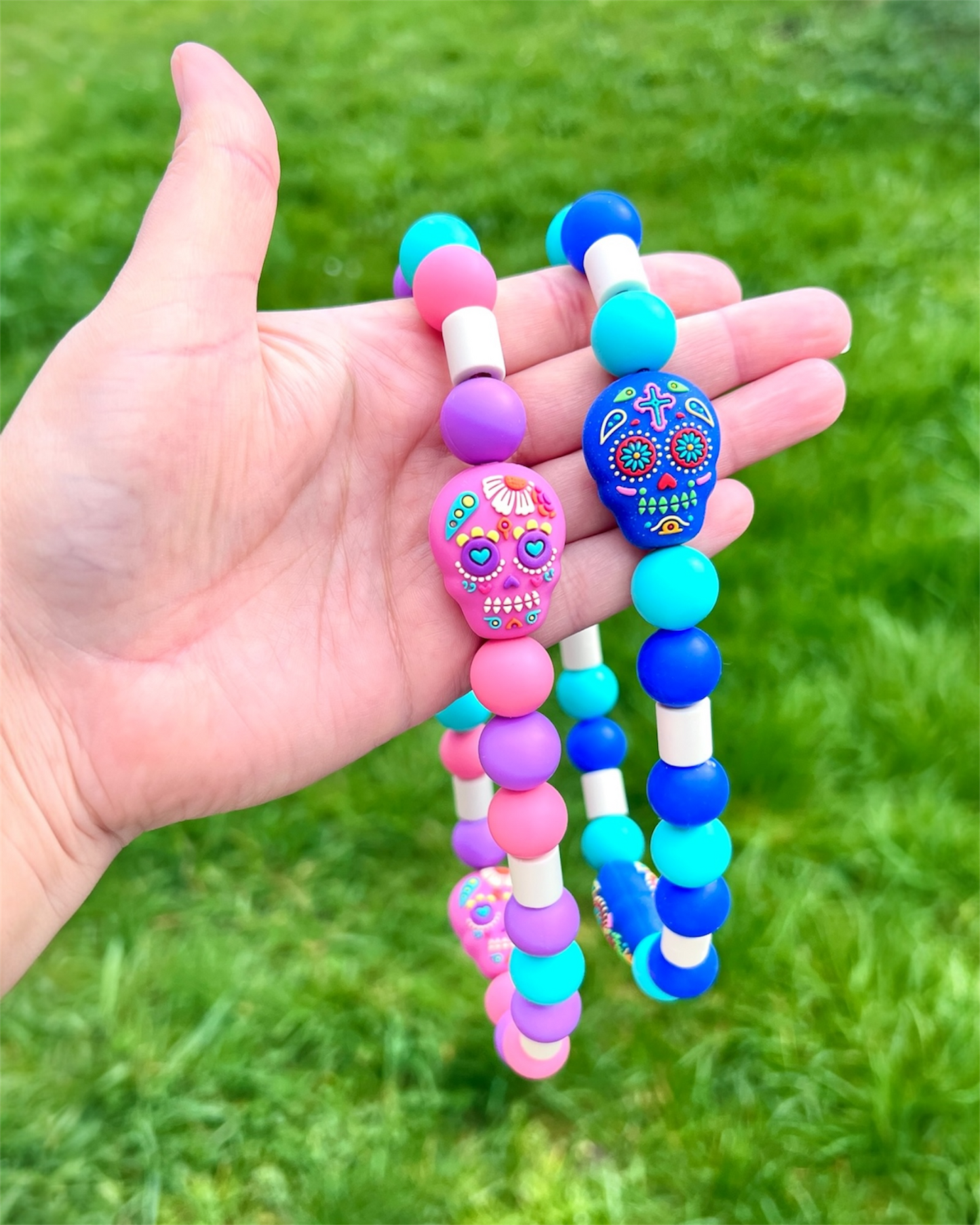 Collier anti-tiques Día de los Muertos 💀🌸