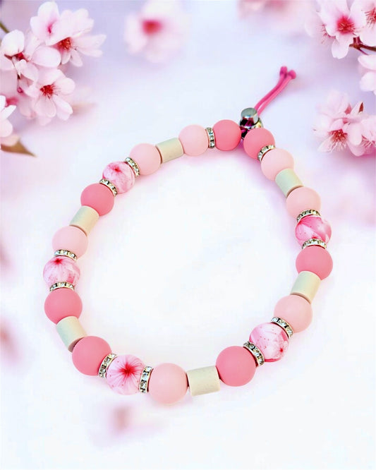 Collier anti-tiques Cherry Flower