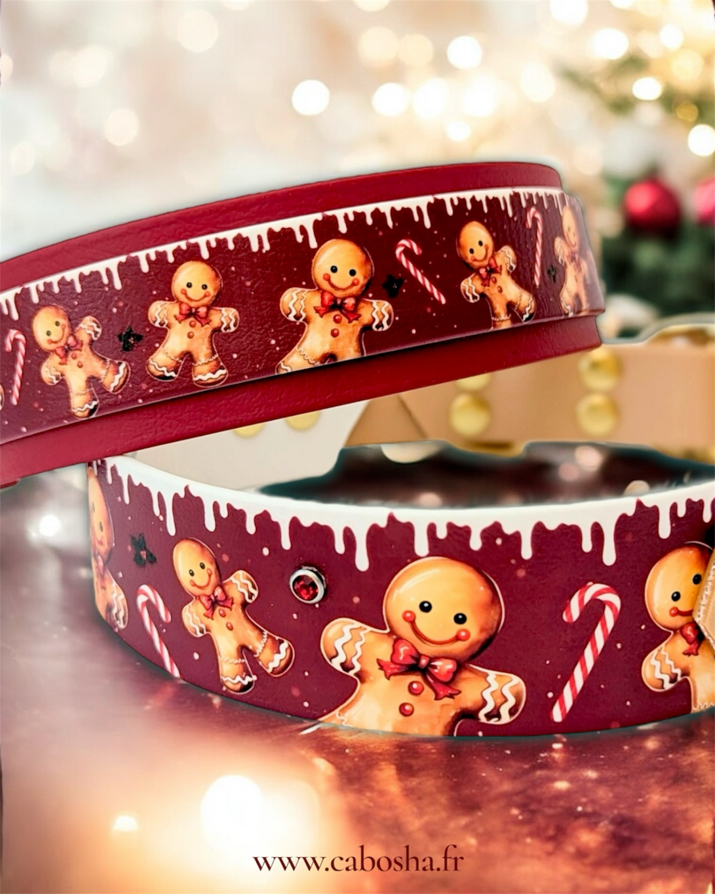 Collier chien Nöel P'tit biscuit