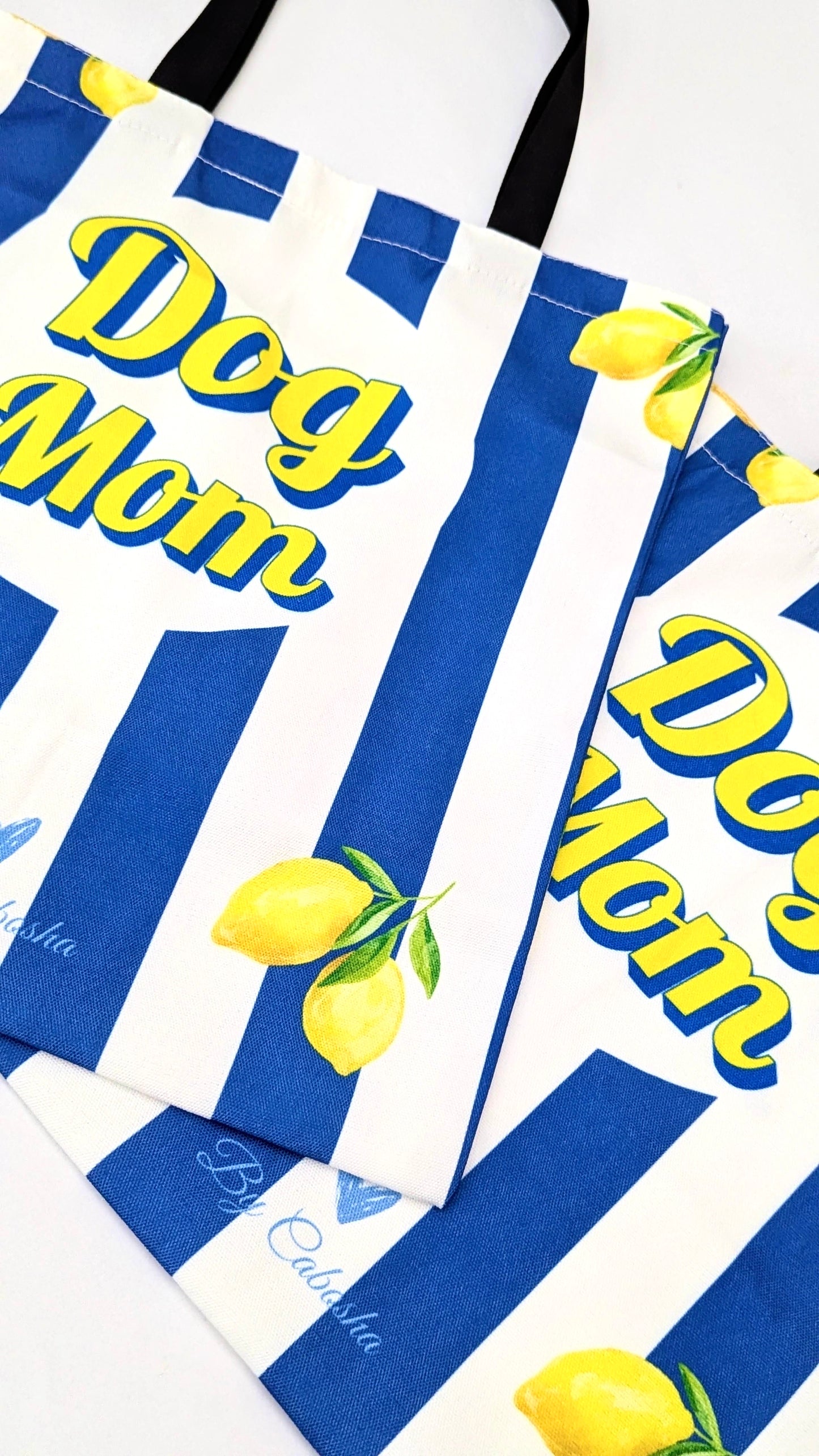 Tote Bag Dog Mom 🩵🍋