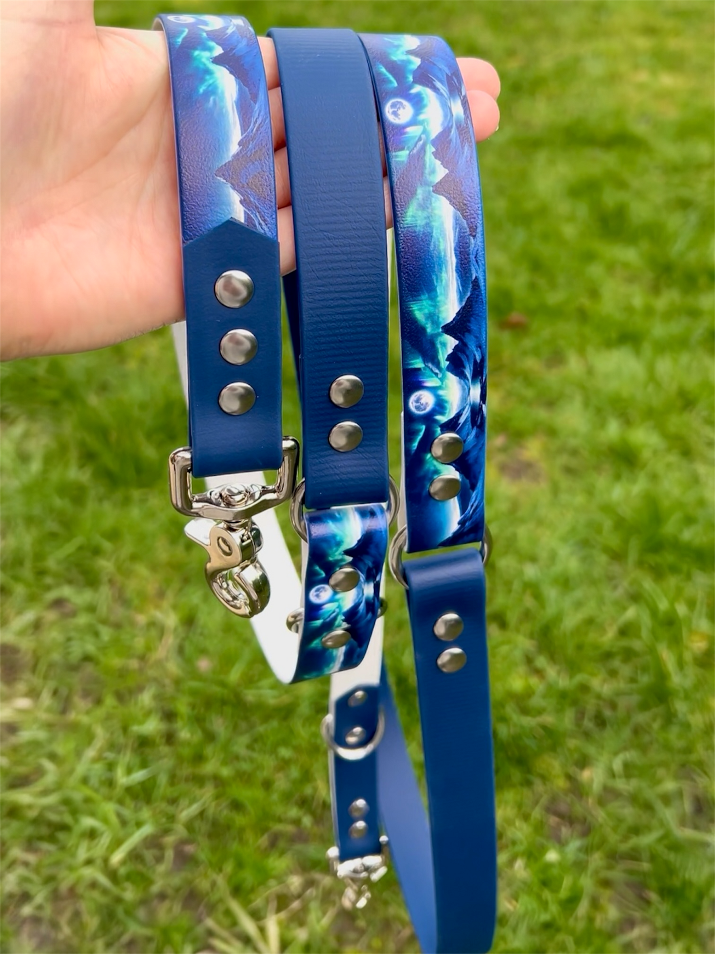 Laisse multi positions imprimée