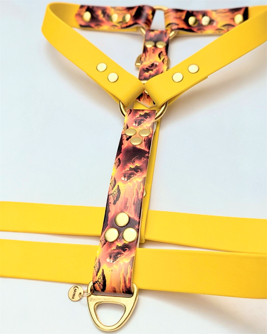 Harnais Duo BioThane®  Imprimé sur mesure