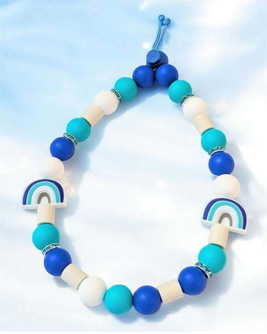 Collier anti-tiques Blue Rainbow