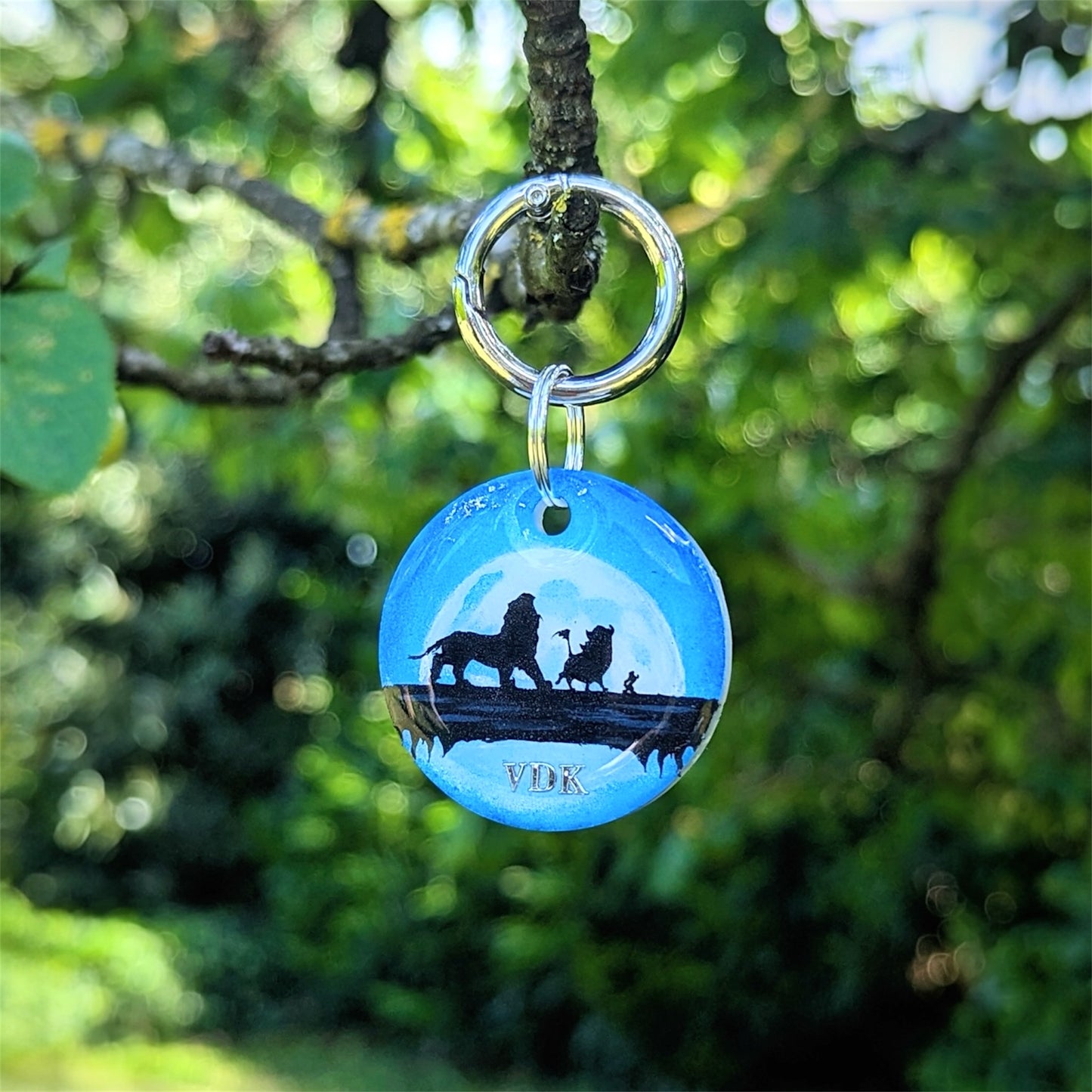 Médaille chiens Clair de Lune