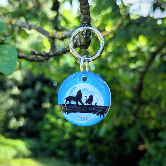 Médaille chiens Clair de Lune