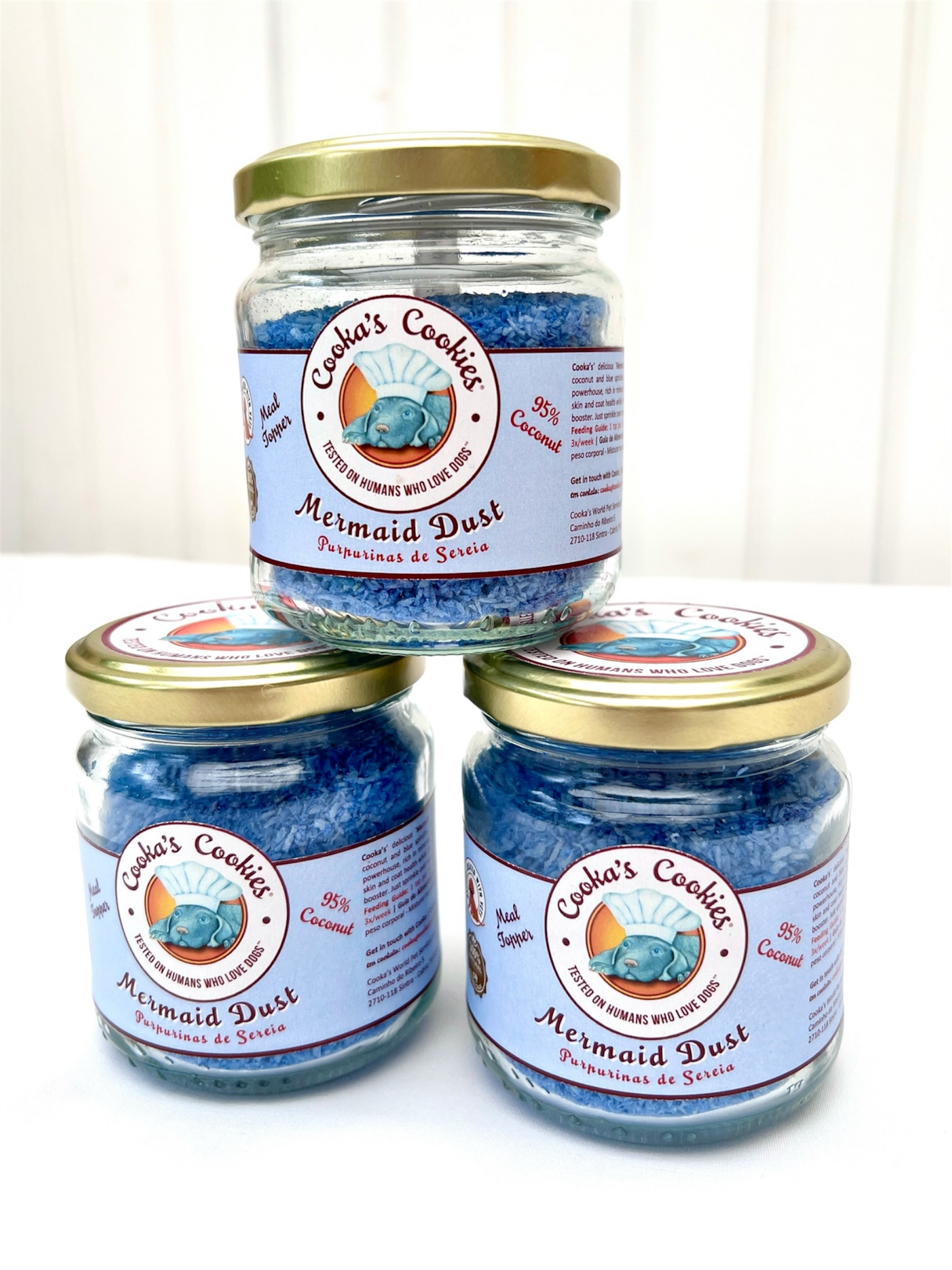 Mermaid Dust- Cooka’s cookie - compléments alimentaires noix de coco et spiruline bleue