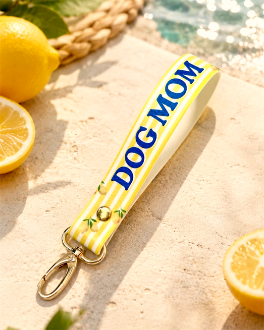 Porte-clés personnalisé en Biothane® Dog Mom