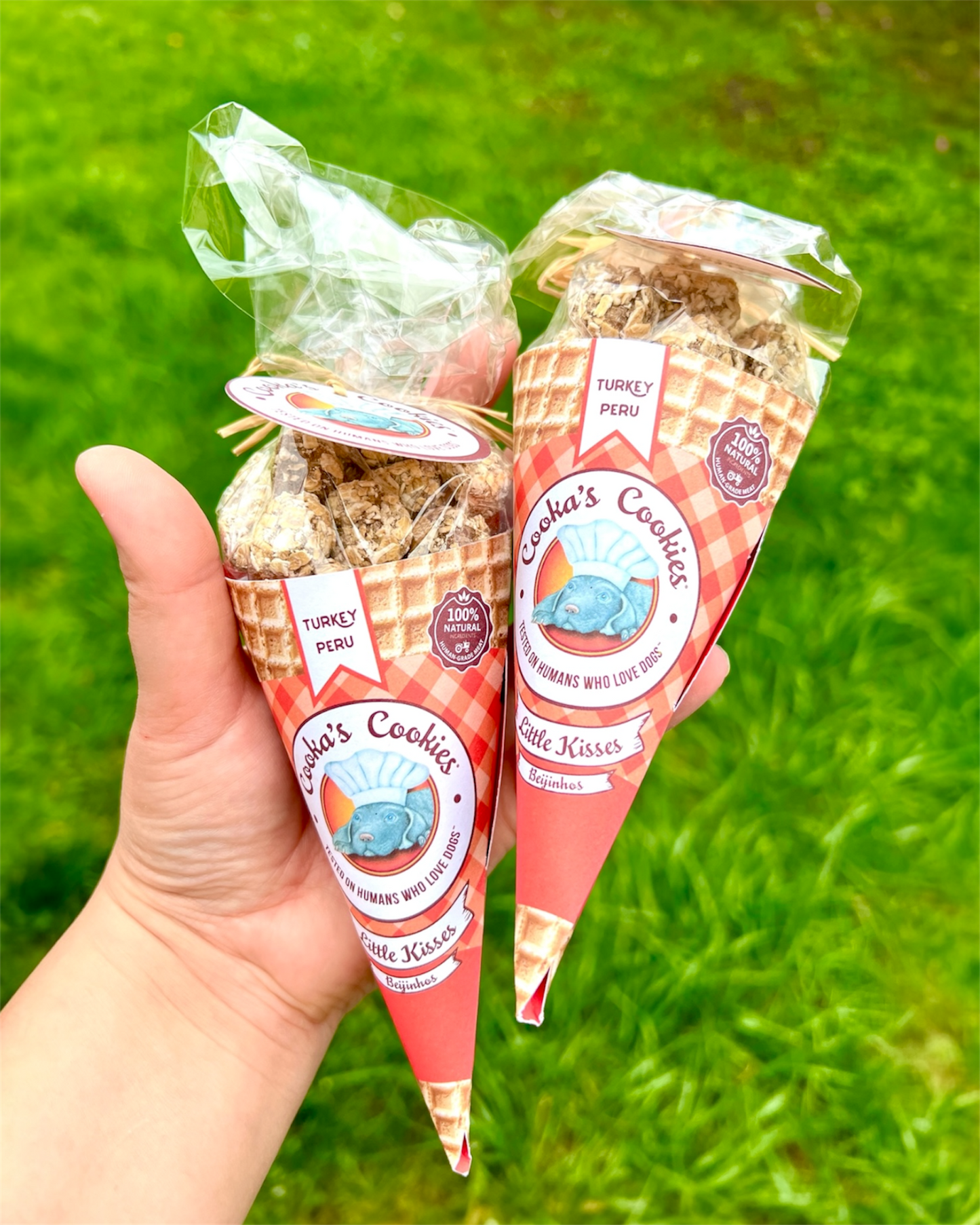 Cooka's Cookies Friandises Naturelles et croustillantes pour chiens - Dinde