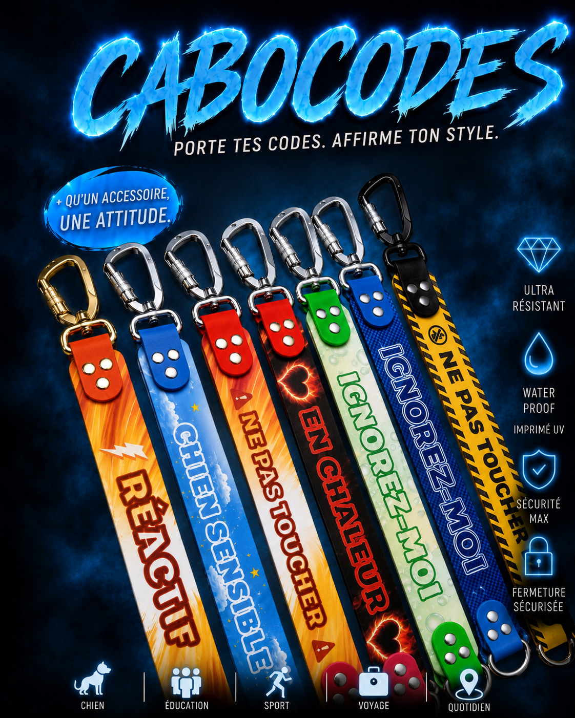 CaboCodes Biothane ® imprime UV
