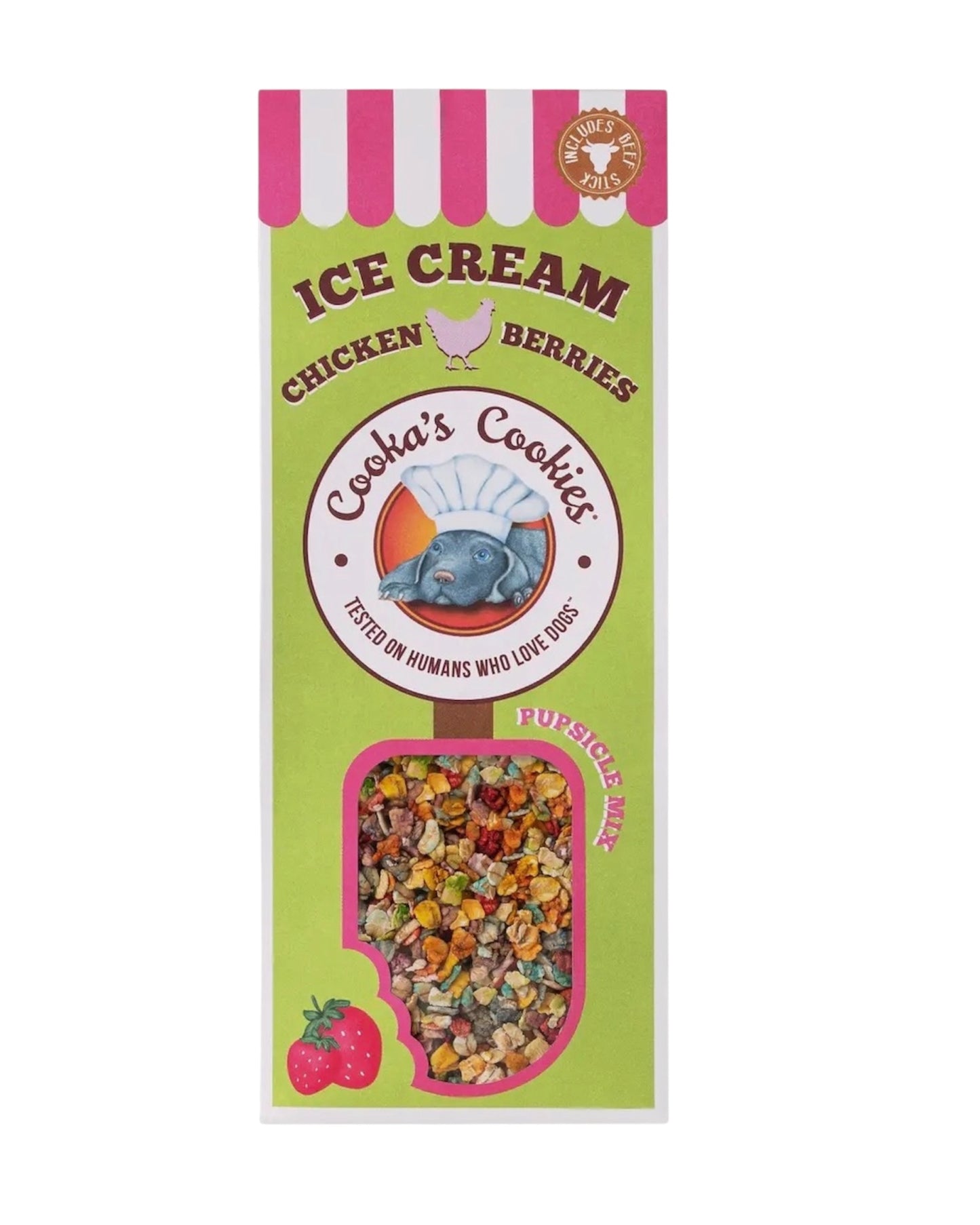 Mélange glace au poulet et fraise - Cooka's Cookies