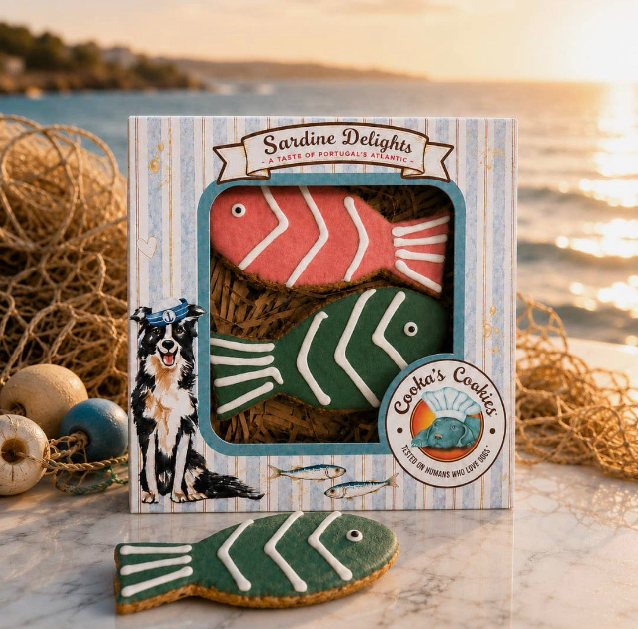 Friandises gourmandes pour chiens sardines portugaises