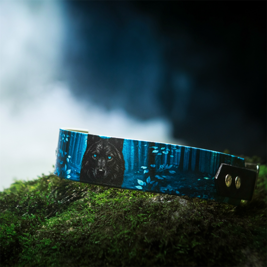 Collier chien Black Wolf 🐺