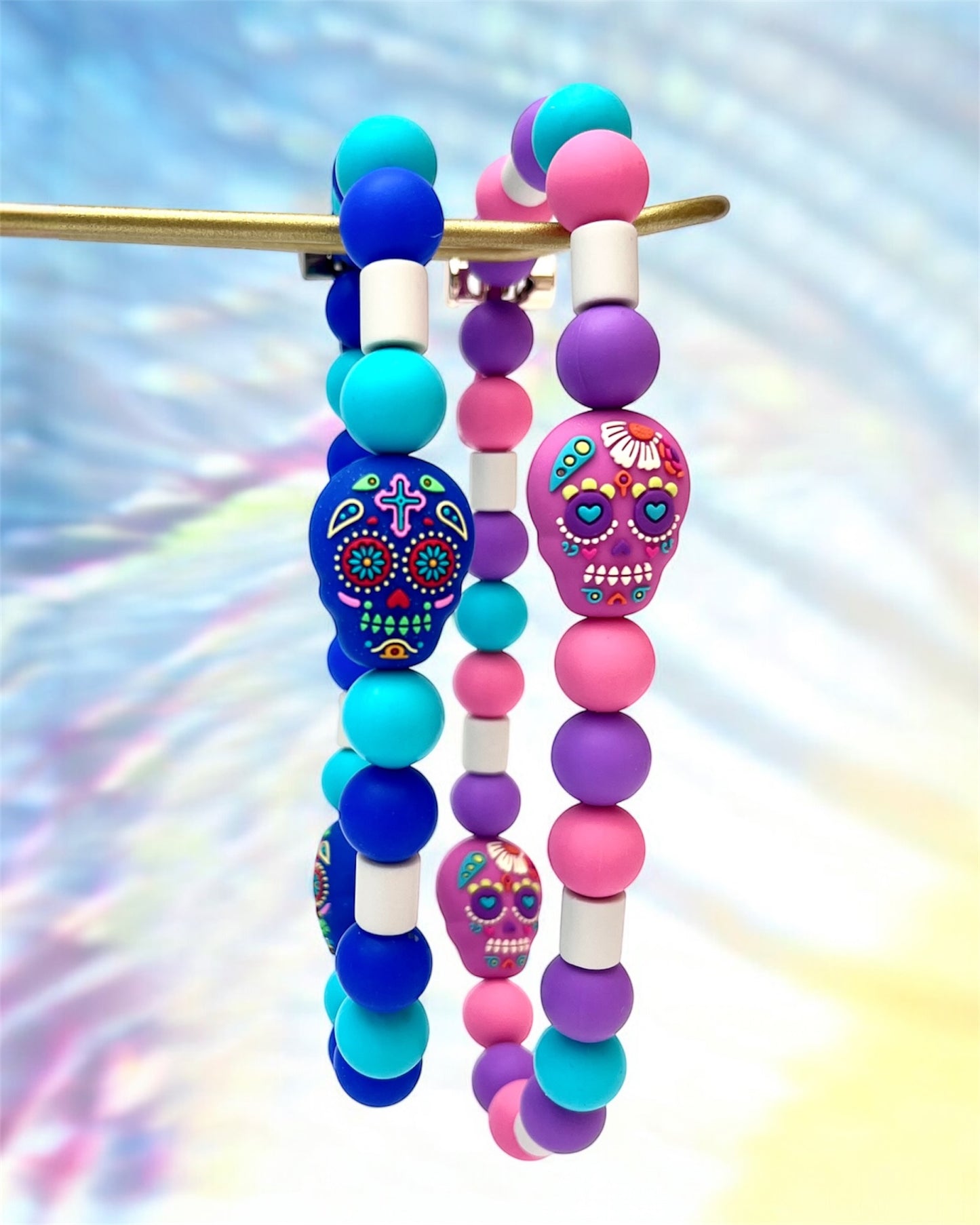 Collier anti-tiques Día de los Muertos 💀🌸